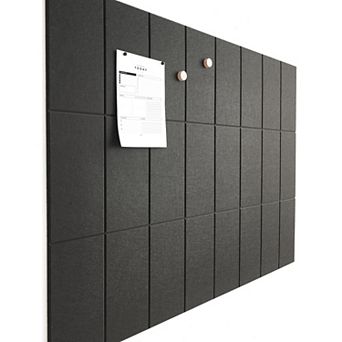 24-Pack Felt Tiles: Customizable 48x36" Wall Decor for Home, Office, Classroom - Photo, Notes, Art