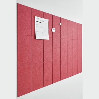 24-Pack Felt Tiles: Customizable 48x36" Wall Decor for Home, Office, Classroom - Photo, Notes, Art