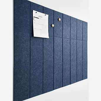 24-Pack Felt Tiles: Customizable 48x36" Wall Decor for Home, Office, Classroom - Photo, Notes, Art