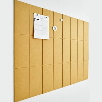 24-Pack Felt Tiles: Customizable 48x36" Wall Decor for Home, Office, Classroom - Photo, Notes, Art
