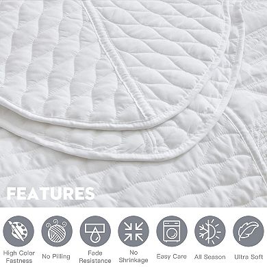 Plant Pattern Extra-Large Bedspread
