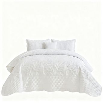 Plant Pattern Extra-Large Bedspread