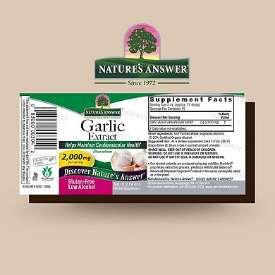 Nature's Answer - Garlic Bulb - 1 fl oz