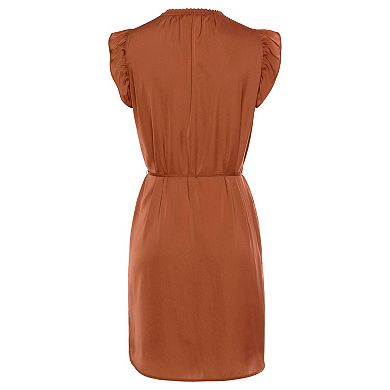 Lascana Women's Ruffle Sleeve Dress