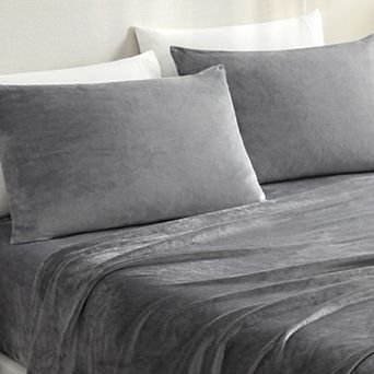 CGK Linens Fleece Sheet Set Velvet Flannel Bedding, Super Soft, Cozy & Plush Deep Pockets