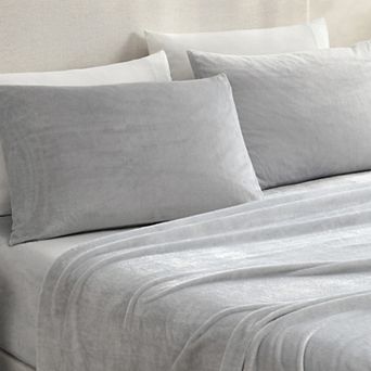 CGK Linens Fleece Sheet Set Velvet Flannel Bedding, Super Soft, Cozy & Plush Deep Pockets