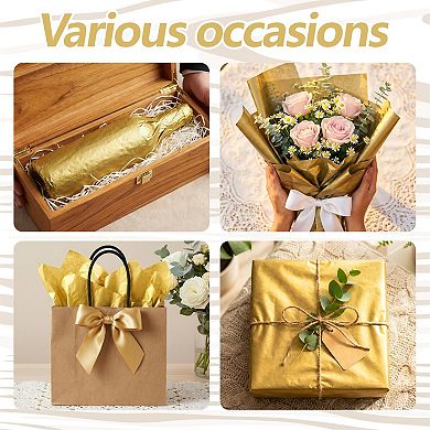 100 sheets of paper 14 inches × 20 inches Metal gift wrapping craft decoration