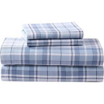 Flannel Sheets Queen Size, Anti-Pilling Wrinkle Resistant Cotton, Touchably Soft for All-Season
