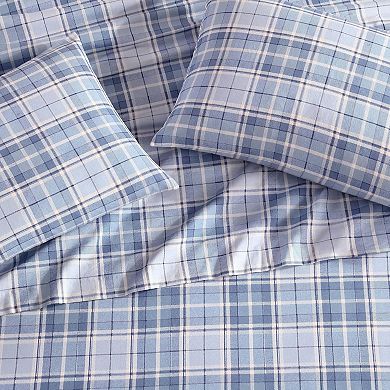 Flannel Sheets Queen Size, Anti-Pilling Wrinkle Resistant Cotton, Touchably Soft for All-Season