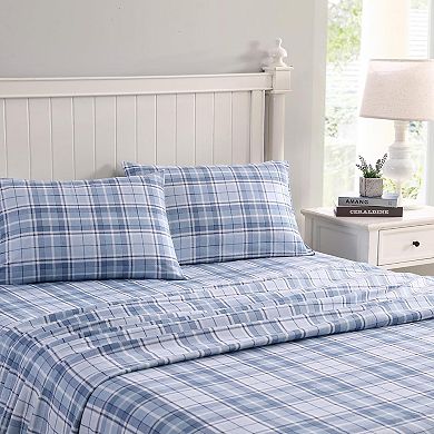 Flannel Sheets Queen Size, Anti-Pilling Wrinkle Resistant Cotton, Touchably Soft for All-Season