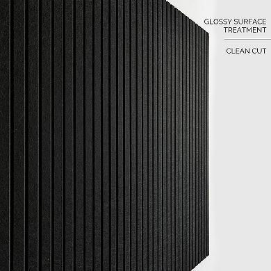 12-Tile Felt Board: 48"x36" for Home Offices Classrooms Easy Install, Sound Absorbing, Decor