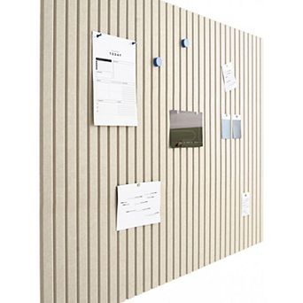 12-Tile Felt Board: 48"x36" for Home Offices Classrooms Easy Install, Sound Absorbing, Decor