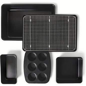 6 pc Nonstick Bakeware Set, Stackable, Oven & Dishwasher Safe