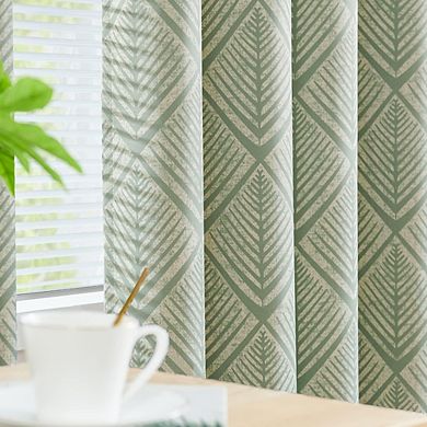 Blackout Curtains 2 Panels, Thermal Insulated, Geometric Pattern Drapes