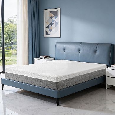Opoiar 8" Firm Memory Foam Mattress, Cooling, Zoned Support, Washable Cover
