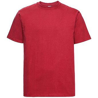 Russell Europe Mens Classic Heavyweight Ringspun Short Sleeve T-Shirt