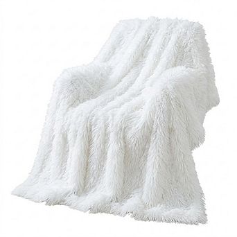 Faux Fur Throw Blanket Extra Long Hair Soft Fluffy Luxury Decorative Cozy Plush Shaggy Blanket