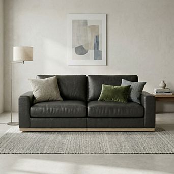 Opoiar 86" Loveseat Sofa, Deep Seat Modular Couch, Removable Covers, Easy Assembly