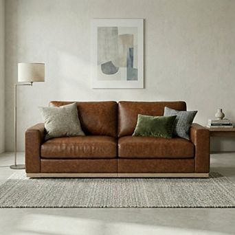 Opoiar 86" Loveseat Sofa, Deep Seat Modular Couch, Removable Covers, Easy Assembly