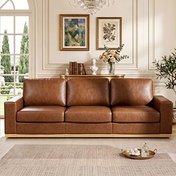 Opoiar 98" Loveseat Sofa, Deep Seat Modular Couch, Removable Covers, Easy Assembly