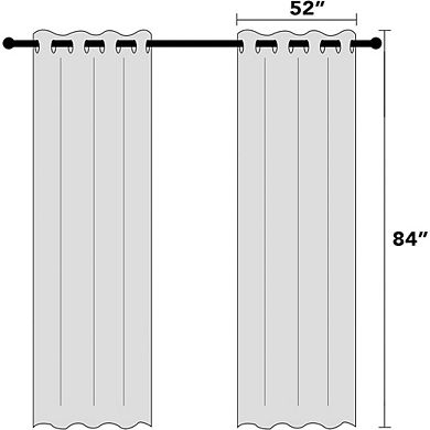 Blackout Curtains, Thermal Insulated Rod Pocket & Back Tab Panels