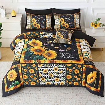 3D Microfiber Comforter Set All Season Girls Bedroom Decor
