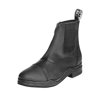 HyLAND Womens/Ladies Wax Leather Zip Jodhpur Boot