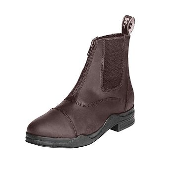 HyLAND Womens/Ladies Wax Leather Zip Jodhpur Boot