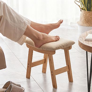Footstool small sofa Extra seating under the desk