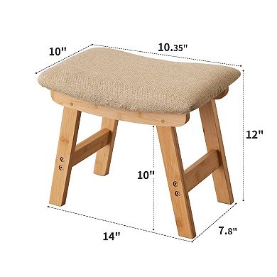 Footstool small sofa Extra seating under the desk