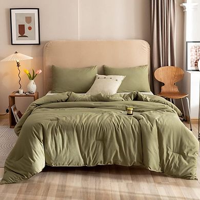 3-Piece Boho Comforter Set, Lightweight All-Season Soft Bedding