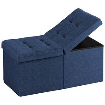 30-inch storage ottoman bench, bed-end coffee table, living room, bedroom, hallway