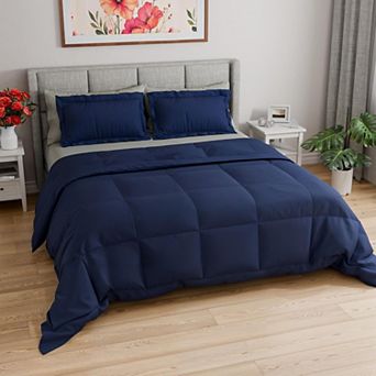 CGK Linens Premium 3 pc Comforter Set - Soft Quilted Comforter with 2 Soft Pillow Shams