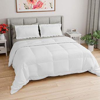 CGK Linens Premium 3 pc Comforter Set - Soft Quilted Comforter with 2 Soft Pillow Shams
