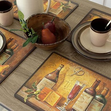 Cork Placemats Set, Thick Easy-Clean Table Mats for Dining and Kitchen