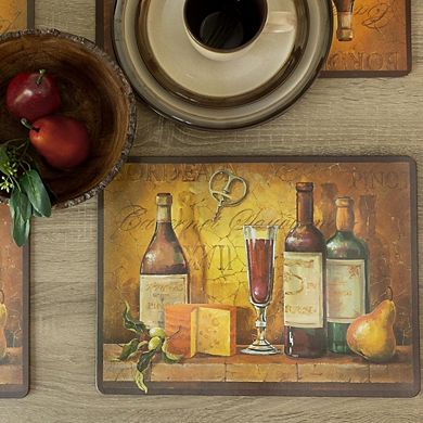 Cork Placemats Set, Thick Easy-Clean Table Mats for Dining and Kitchen