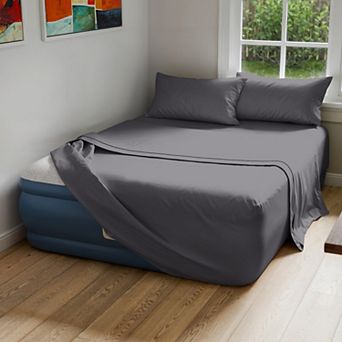 CGK Linens 4 pc Air Mattress Sheet Set with Extra Deep Pockets, Breathable & Wrinkle Resistant