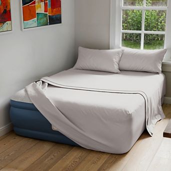 CGK Linens 4 pc Air Mattress Sheet Set with Extra Deep Pockets, Breathable & Wrinkle Resistant