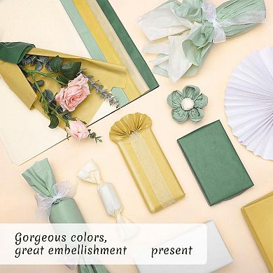 120 sheets of thin gift wrapping paper 14x20 inches Bulk crafts Wedding and birthday decorations