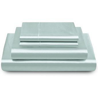 Satin Twin Silky Soft Satin Bed Sheets Sheet Set,Deep Pocket Fitted Sheet,Flat Sheet, Pillowcasesa