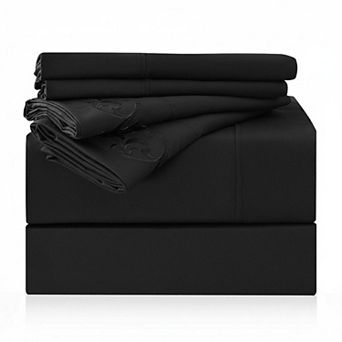 Queen Size 6 pc Sheet Set Hotel Luxury, Wrinkle-Free Microfiber, 16" Deep Pockets