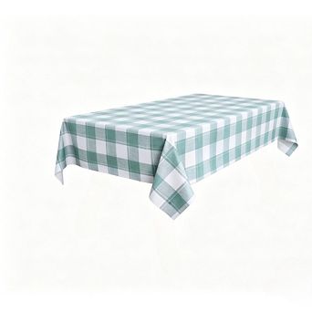 Square Plastic Tablecloth,Waterproof Oil-Proof Checkered PVC Table Cloth, 54 x 54 Inch