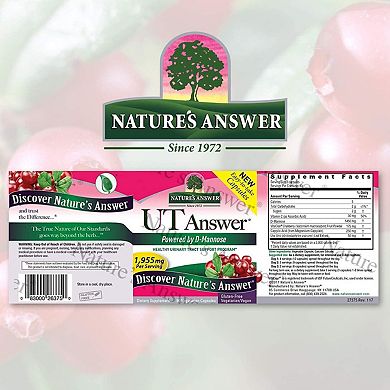 Nature's Answer Ut Answer Dietary Supplement - 1 Each - 90 VCAP