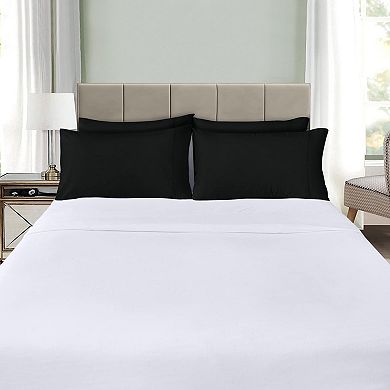 Queen Pillow Cases - 12 Pack - Envelope Closure - Soft Brushed Microfiber Fabric -Shrinkage and Fade