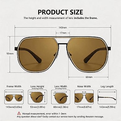 Kaelin Home Polygon Aviator Sunglasses