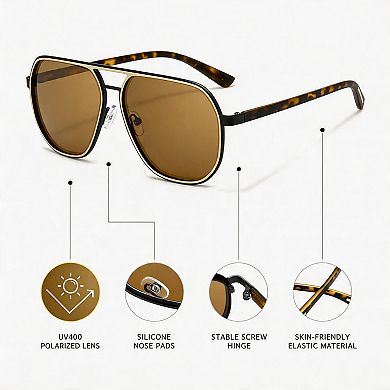 Kaelin Home Polygon Aviator Sunglasses