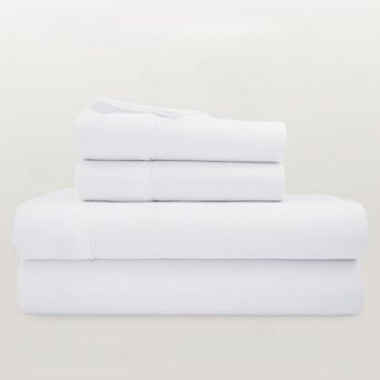 Cotton Sheets Queen Size Bed Set - Soft 400 Thread Count Sateen,Deep Pockets with All Around Elastic