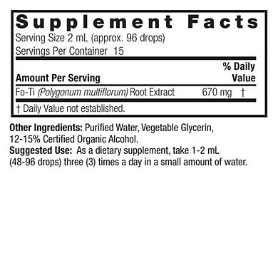 Nature's Answer - Fo-Ti Cured Root - 1 fl oz