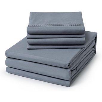Queen Size Sheet Set - 6 pc Soft Breathable Luxury Bed Sheet Set - Shrinkage & Fade Resistant
