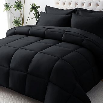7 pc Bed-in-a-Bag Comforter Set, Ultra-Soft All-Season Bedding
